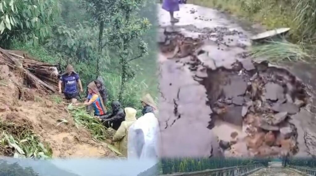 दार्जिलिङ पहाडको विभिन्न ठाउँमा भल-पहिरो, 76 वर्षीय एकजना व्याक्तिको मृत्यु